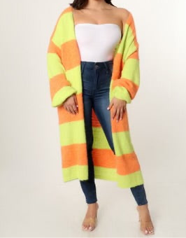 Color Block Cardigans