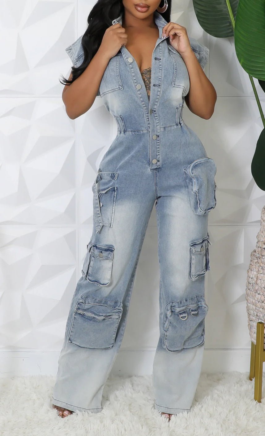 Boss Babe Cargo Jumpsuit