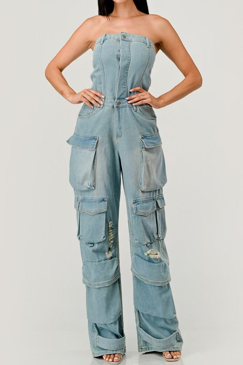 Boss Babe Cargo Jumpsuit