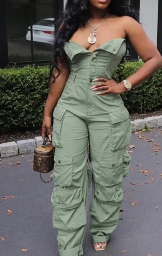 Boss Babe Cargo Jumpsuit