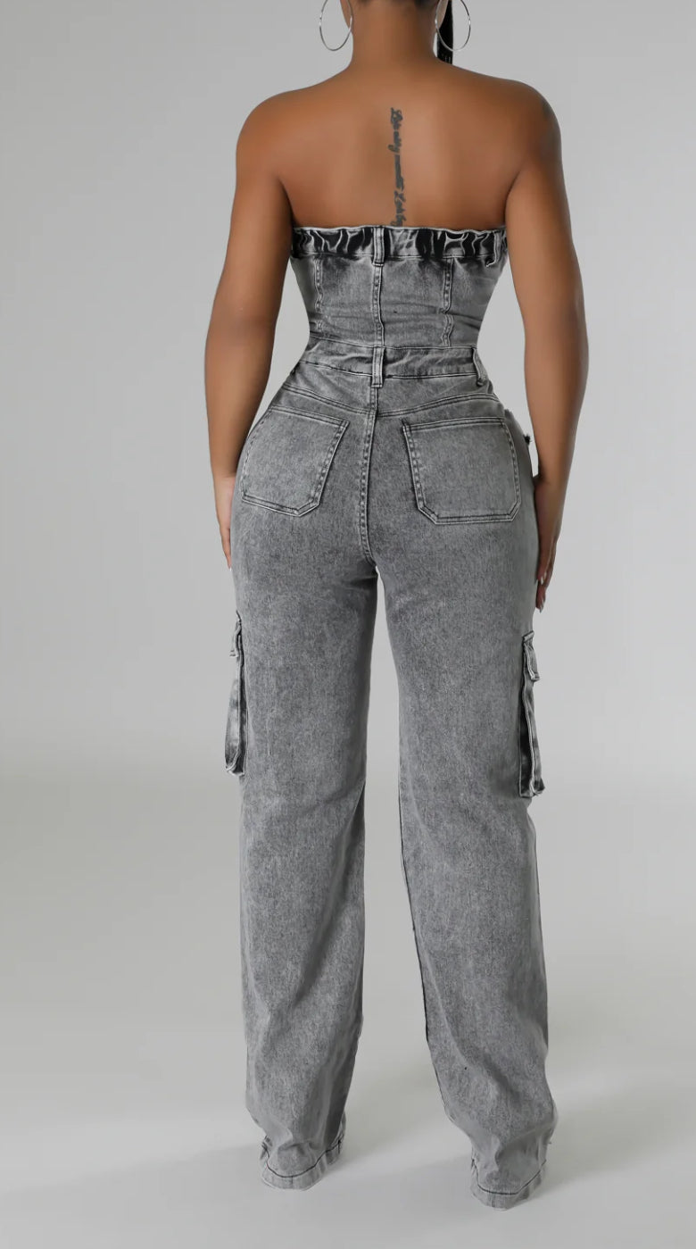 Boss Babe Cargo Jumpsuit