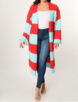 Color Block Cardigans