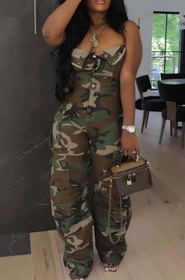 Boss Babe Cargo Jumpsuit