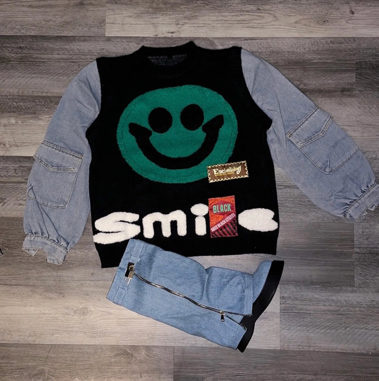 Smiley Crew neck