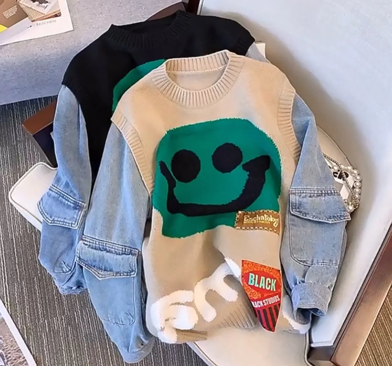 Smiley Crew neck